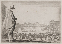 KG 10853
<br/>
Wagenrennen op de Piazza Sta. M. Novella ("Capricci")
<br/>
<em>Callot, Jacques (1592 - 1635)</em>